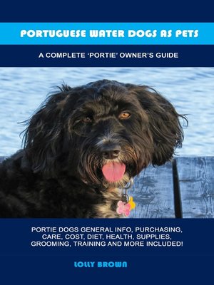 cover image of Portuguese Water Dogs as Pets